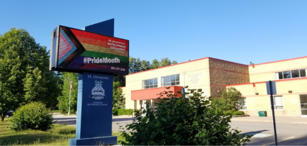 Progress pride flag raised at South Muskoka schools