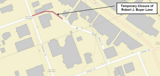 Expect temporary closures on Boyer Lane