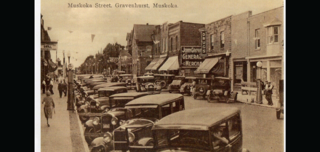It’s Wayback Wednesday: Muskoka Road, Gravenhurst (c. 1920)