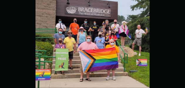 Bracebridge raises rainbow flag
