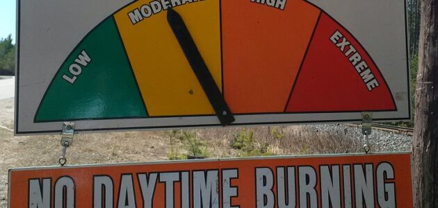 Fire danger rating set to moderate