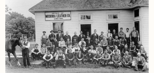 It’s Wayback Wednesday: Muskoka Leather Co. employees, Bracebridge