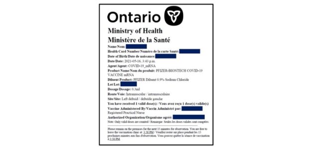 Ontario’s proof-of-vaccination requirements begin tomorrow