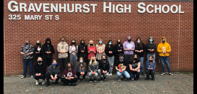 GHS students craft ceramic poppies in support of the Legion
