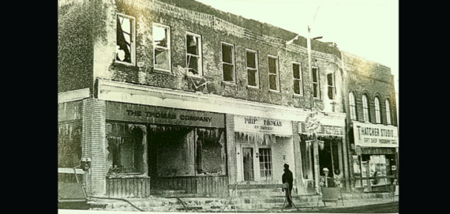 Wayback Wednesday – Manitoba Street fire 1980s (?)