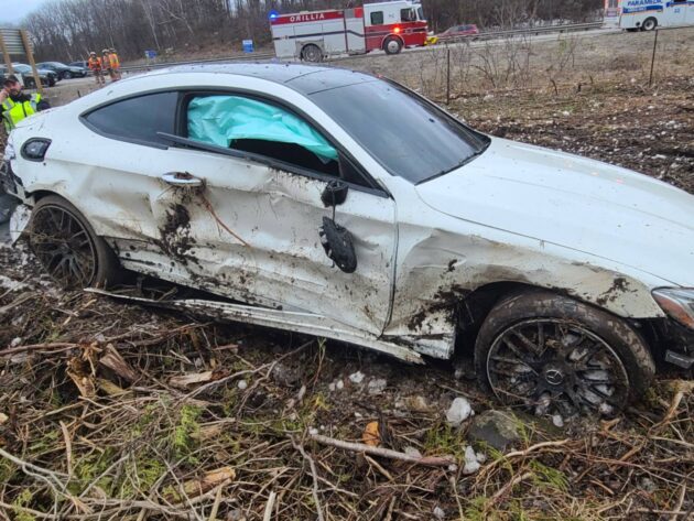 Car heist leads to closure of Hwy.11