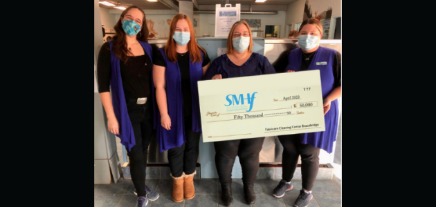 Fabricare donates $100,000 to local heathcare