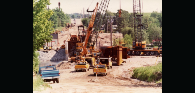 Wayback Wednesday: Construction of the Wellington Street Bridge