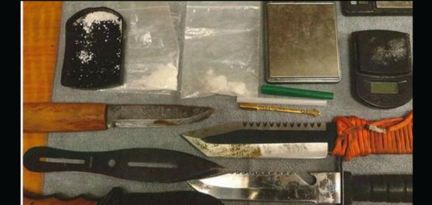 Broken down car leads to weapons and drug charges