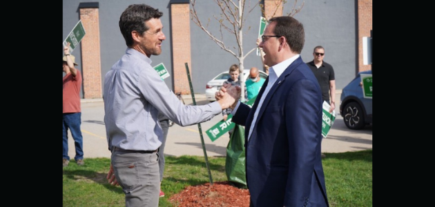 Green leader rallies voters in Bracebridge