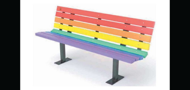 Rainbow benches installed across Muskoka