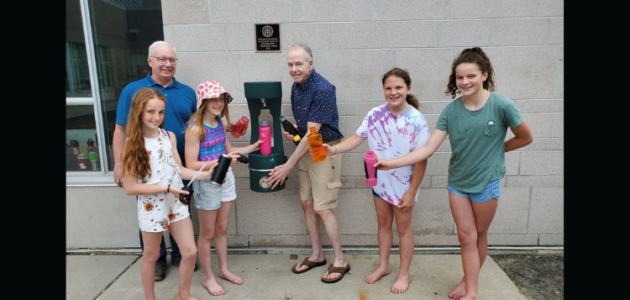 Rotary Club of Bracebridge Muskoka Lakes donates hydration station