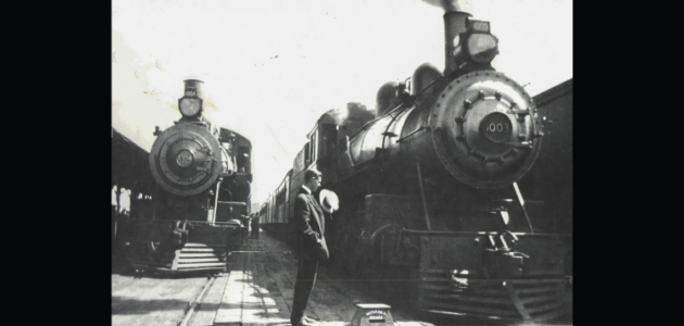 Wayback Wednesday:  Trains at Muskoka Wharf Station (early 1900s)