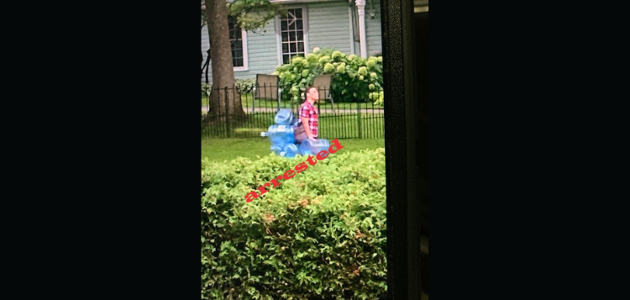 Water jug thieves end up all wet