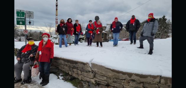 Red Scarf Campaign arrives in Muskoka on Sunday