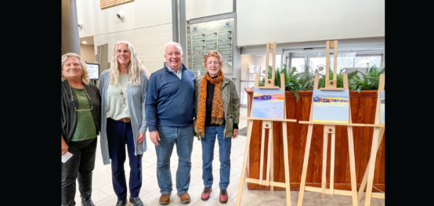 Bracebridge artist gifts Sportsplex with Muskoka-inspired paintings