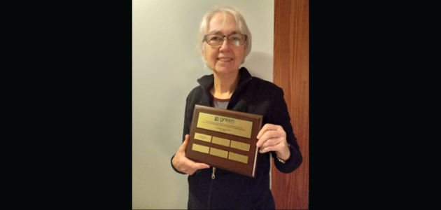 Gravenhurst woman wins Green Party volunteer award