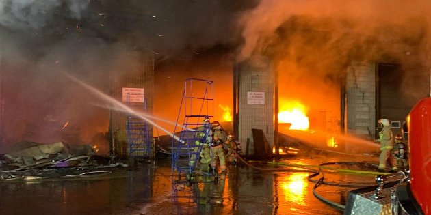 No injuries reported in Bracebridge industrial fire