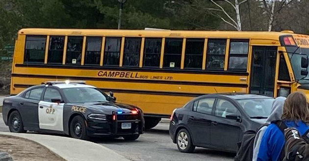 Driver arrested for dangerous driving near a school bus