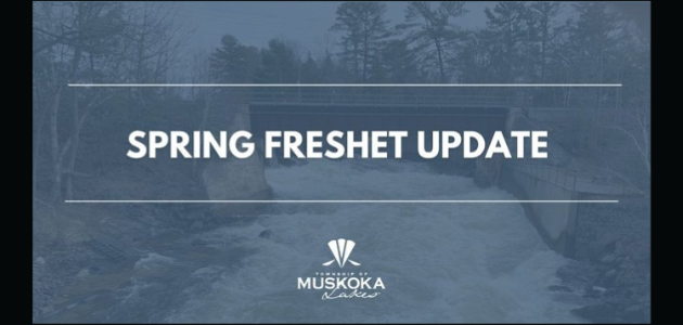 Flood waters receding in Muskoka Lakes