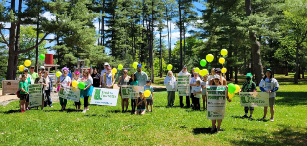 Bracebridge Falls goes teal for Tourette’s