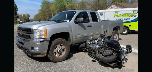 Bracebridge motorcycle crash sends man to hospital