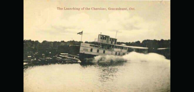 Wayback Wednesday: Launching of RMS Cherokee, 1907