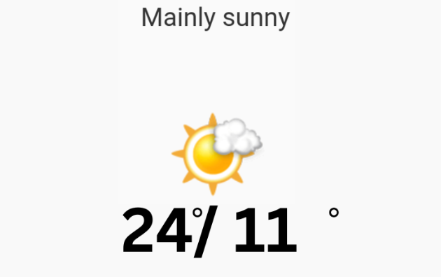 Doppler daily weather report
