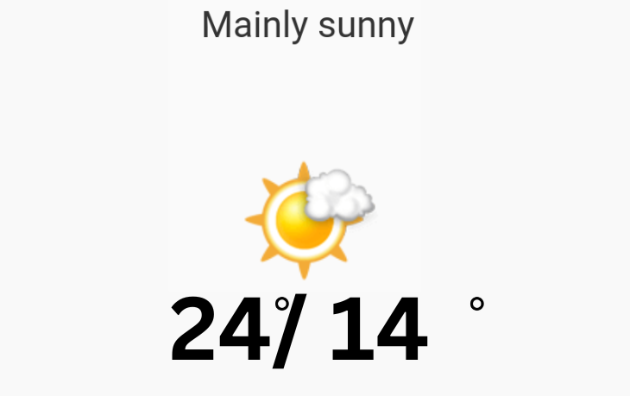 Doppler daily weather report