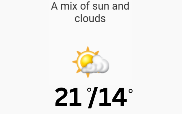Doppler daily weather report