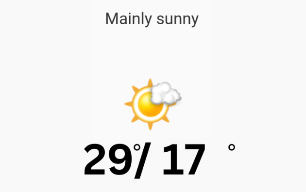 Doppler daily weather report