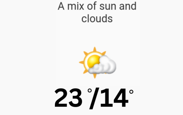 Doppler daily weather report