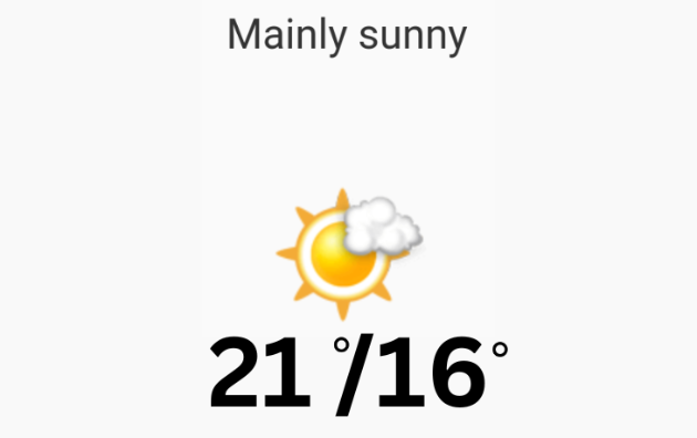 Doppler daily weather report