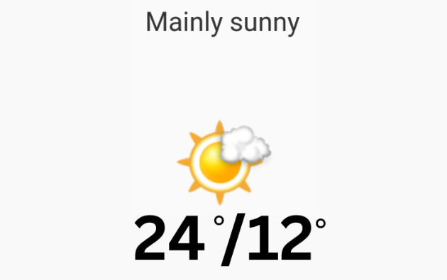 Doppler daily weather report