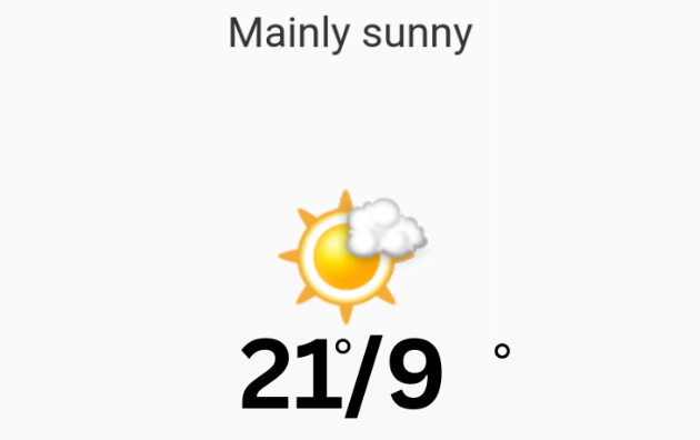 Doppler daily weather report