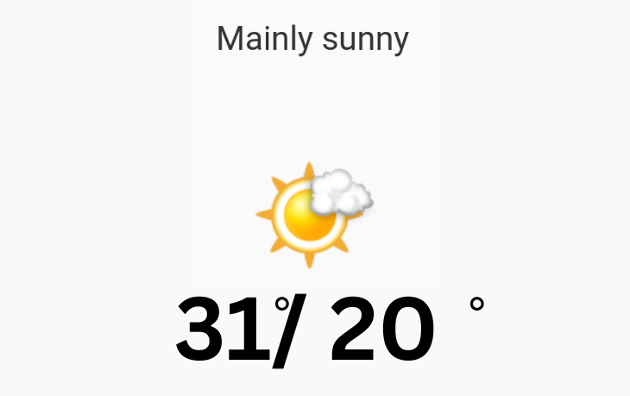 Doppler daily weather report