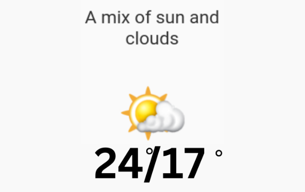 Doppler daily weather report