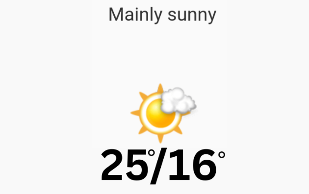 Doppler daily weather report