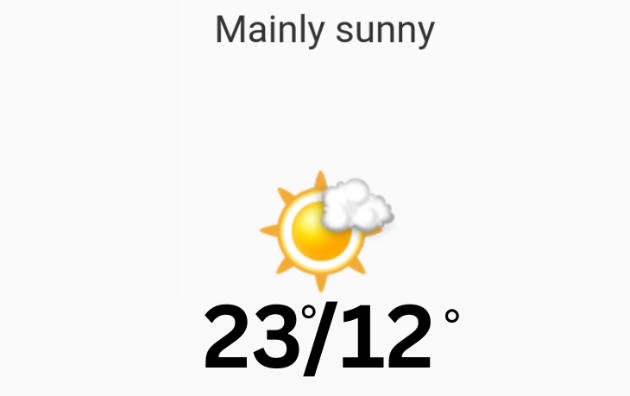 Doppler daily weather report