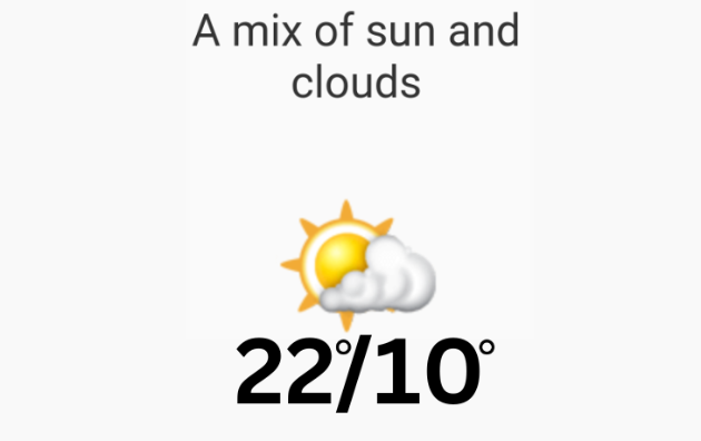 Doppler daily weather report