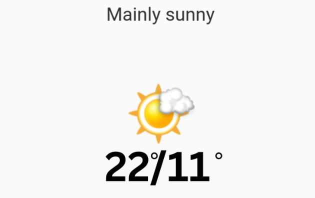 Doppler daily weather report