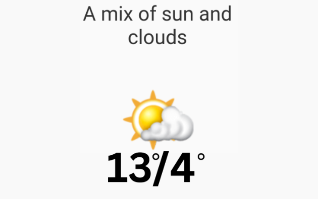 Doppler daily weather report