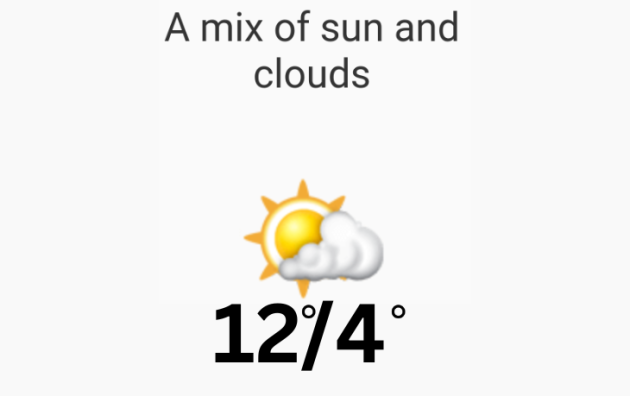 Doppler daily weather report