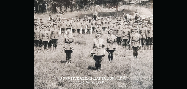 Wayback Wednesday: 122nd Overseas Battalion, c. 1915