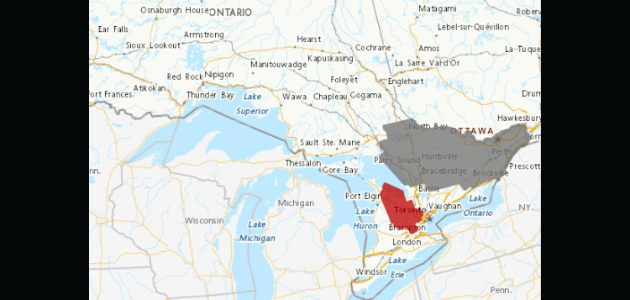 Winter weather advisory in effect for Muskoka