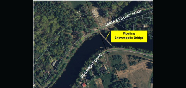 Bracebridge floating snowmobile bridge goes in Nov. 22