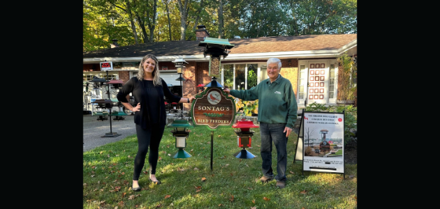 Birdfeeder builder raising funds for hospital foundation