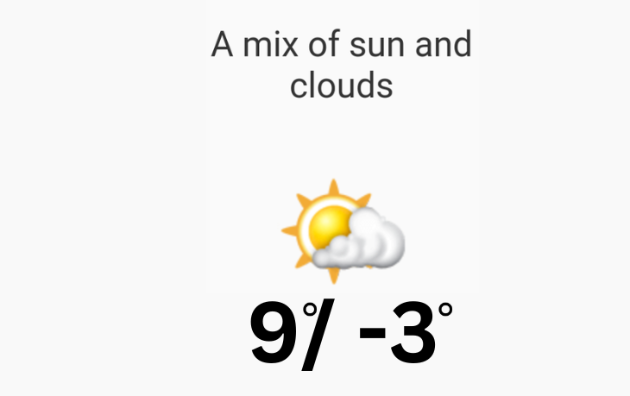 Doppler daily weather report