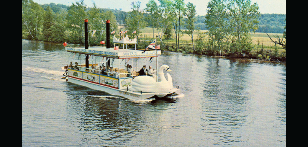 Wayback Wednesday: Santa’s Village vintage Swan Boat ride