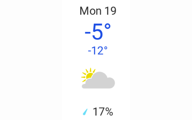 Doppler daily weather report